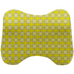 Goldenrod Head Support Cushion by deformigo