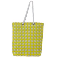 Goldenrod Full Print Rope Handle Tote (large) by deformigo