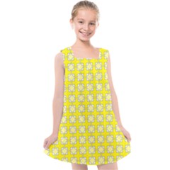 Goldenrod Kids  Cross Back Dress by deformigo