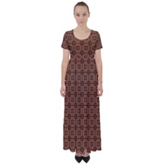 Midica High Waist Short Sleeve Maxi Dress by deformigo