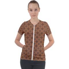 Midica Short Sleeve Zip Up Jacket by deformigo