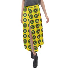 Pomeroy Velour Split Maxi Skirt by deformigo