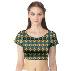 Komodo Short Sleeve Crop Top by deformigo