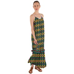 Komodo Cami Maxi Ruffle Chiffon Dress by deformigo