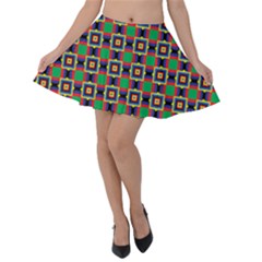 Navasota Velvet Skater Skirt