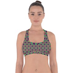 Navasota Cross Back Hipster Bikini Top  by deformigo