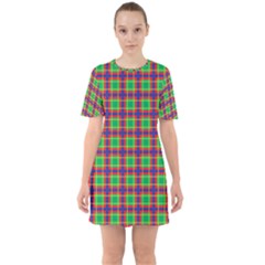 Savoy Sixties Short Sleeve Mini Dress by deformigo