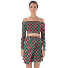 Sharuna Off Shoulder Top With Skirt Set by deformigo