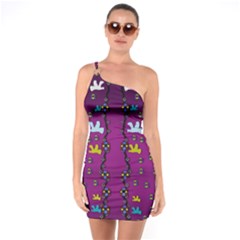 Birds In Freedom And Peace One Soulder Bodycon Dress by pepitasart