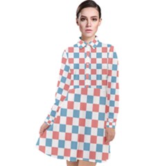 Graceland Long Sleeve Chiffon Shirt Dress