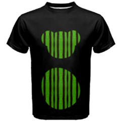 Micho Green Black Men s Cotton Tee