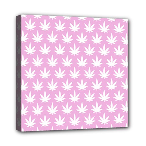 Kawaii Cannabis  Mini Canvas 8  X 8  (stretched)