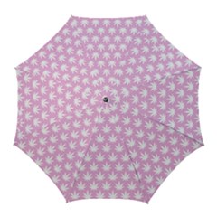 Kawaii Cannabis  Golf Umbrellas by thethiiird