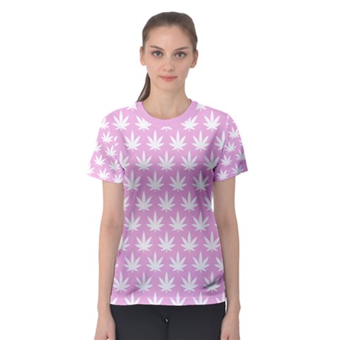 Kawaii Cannabis  Women s Sport Mesh Tee by thethiiird