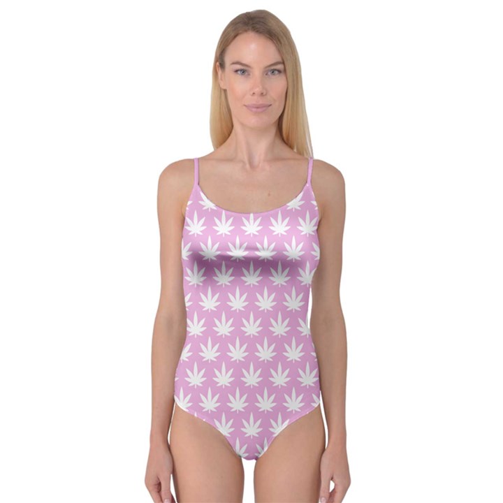 Kawaii Cannabis  Camisole Leotard 