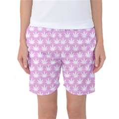 Kawaii Cannabis  Women s Basketball Shorts