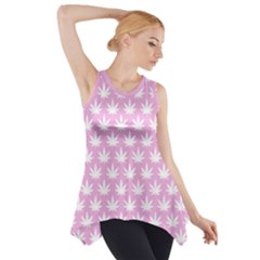 Kawaii Cannabis  Side Drop Tank Tunic by thethiiird