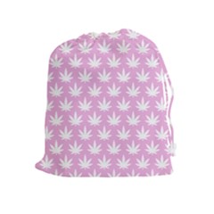 Kawaii Cannabis  Drawstring Pouch (xl) by thethiiird