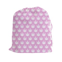 Kawaii Cannabis  Drawstring Pouch (2xl) by thethiiird