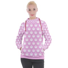 Kawaii Cannabis  Women s Hooded Pullover by thethiiird