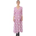 Kawaii Cannabis  Button Up Boho Maxi Dress View1