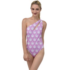 Kawaii Cannabis  To One Side Swimsuit