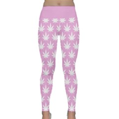 Kawaii Cannabis  Lightweight Velour Classic Yoga Leggings