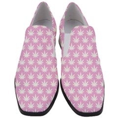 Kawaii Cannabis  Women Slip On Heel Loafers by thethiiird