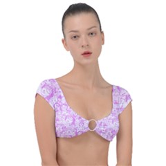 Pink Hentai  Cap Sleeve Ring Bikini Top