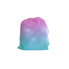 Pastel Goth Galaxy  Drawstring Pouch (small) by thethiiird