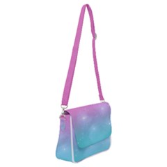 Pastel Goth Galaxy  Shoulder Bag With Back Zipper by thethiiird