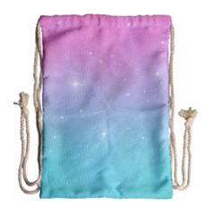 Pastel Goth Galaxy  Drawstring Bag (large) by thethiiird