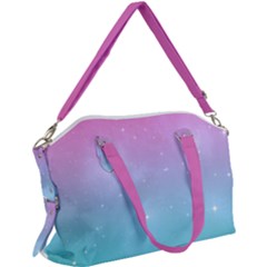 Pastel Goth Galaxy  Canvas Crossbody Bag by thethiiird