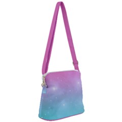 Pastel Goth Galaxy  Zipper Messenger Bag by thethiiird