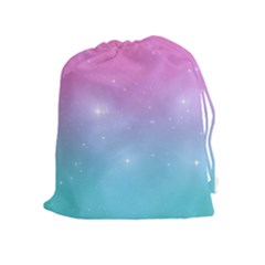 Pastel Goth Galaxy  Drawstring Pouch (xl) by thethiiird