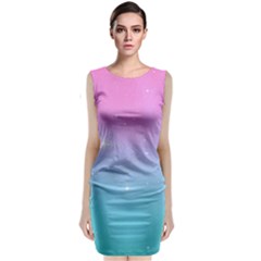 Pastel Goth Galaxy  Classic Sleeveless Midi Dress