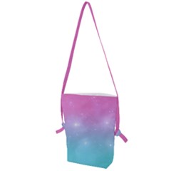 Pastel Goth Galaxy  Folding Shoulder Bag by thethiiird