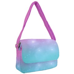 Pastel Goth Galaxy  Courier Bag by thethiiird