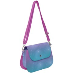 Pastel Goth Galaxy  Saddle Handbag by thethiiird