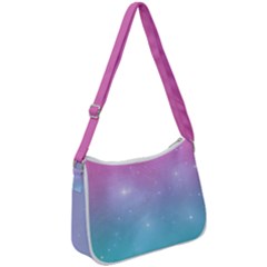 Pastel Goth Galaxy  Zip Up Shoulder Bag by thethiiird