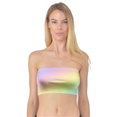 Pastel Goth Rainbow  Bandeau Top by thethiiird