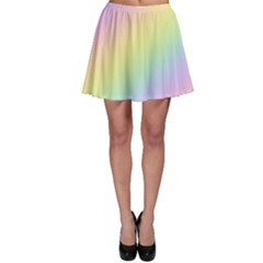 Pastel Goth Rainbow  Skater Skirt by thethiiird