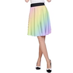 Pastel Goth Rainbow  A-line Skirt by thethiiird