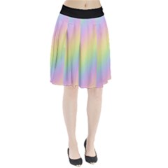 Pastel Goth Rainbow  Pleated Skirt by thethiiird