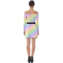 Pastel Goth Rainbow  Off Shoulder Top with Skirt Set View2