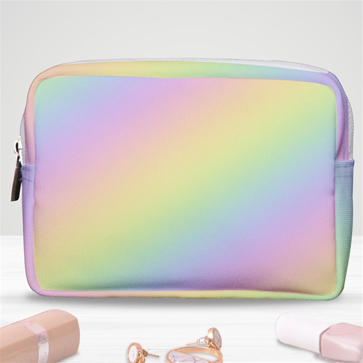 Pastel Goth Rainbow  Make Up Pouch (Medium)