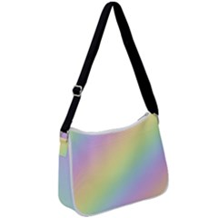 Pastel Goth Rainbow  Zip Up Shoulder Bag