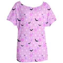 Spooky Pastel Goth  Women s Oversized Tee by thethiiird