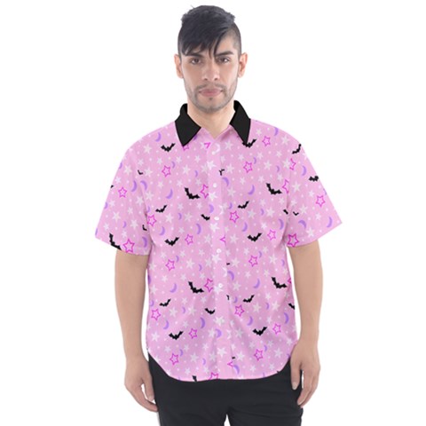 Spooky Pastel Goth  Men s Short Sleeve Shirt by thethiiird