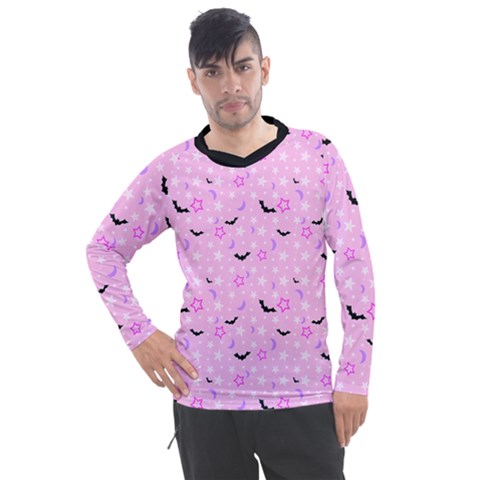 Spooky Pastel Goth  Men s Pique Long Sleeve Tee by thethiiird